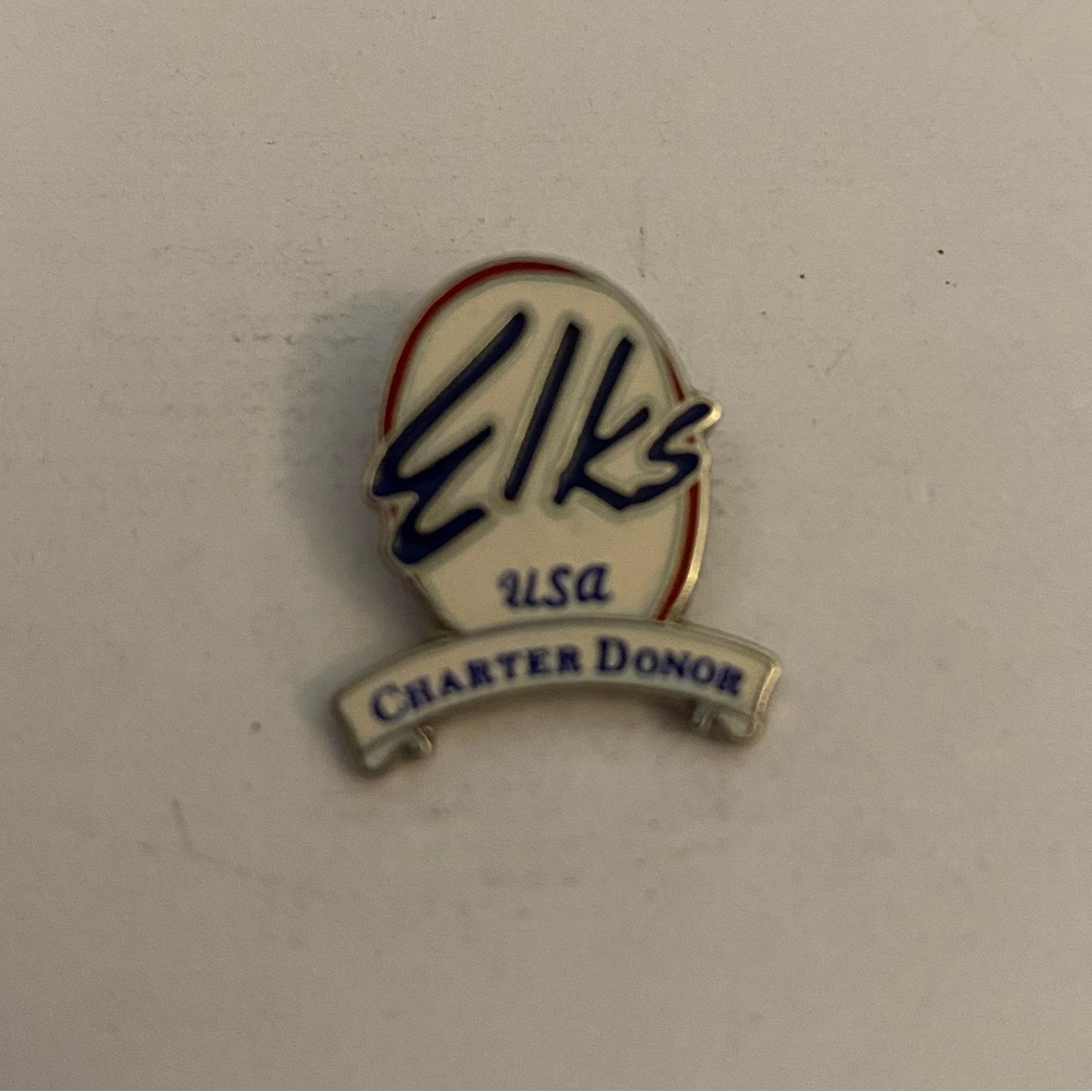 Elks USA Charter Donor Pin